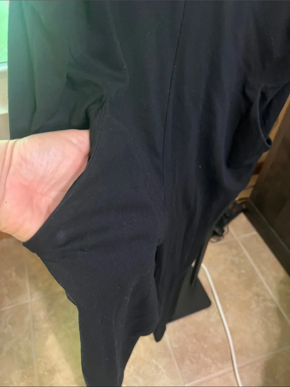 Eileen Fisher Black Sleeveless Jumpsuit with Deep Side Pockets - Picture 3 of 6